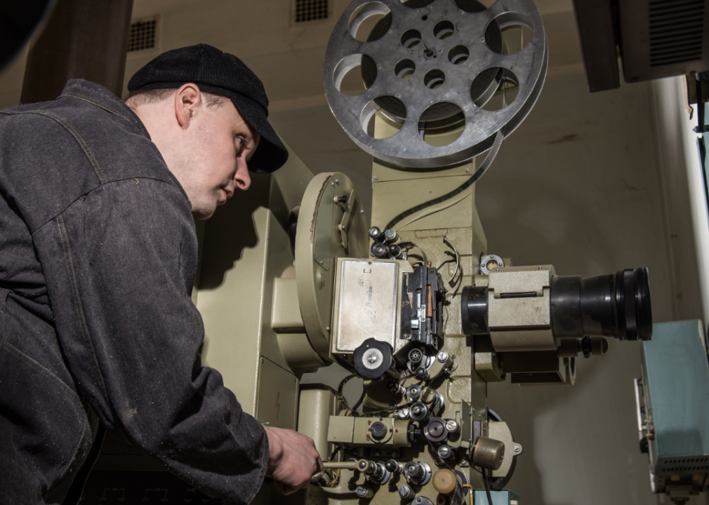 #2. Motion picture projectionists